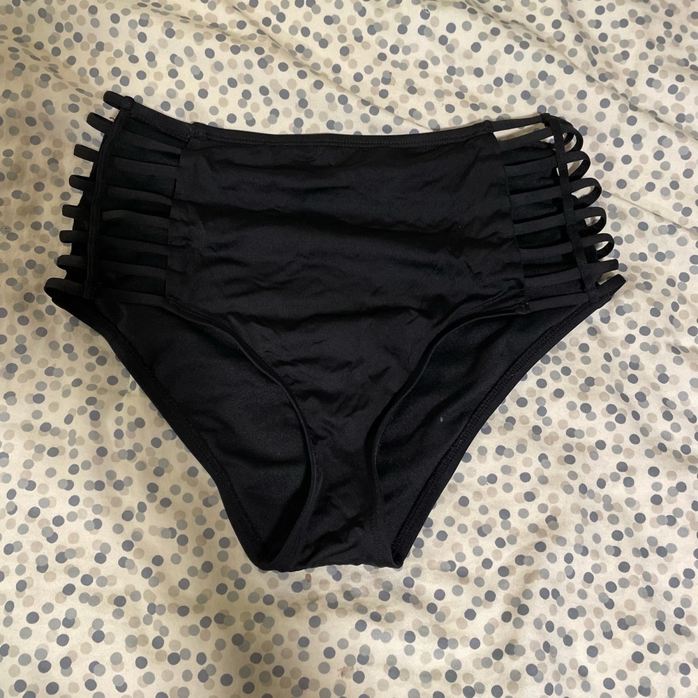 size small high waisted bikini bottom